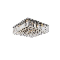 Maxime 16 Inch Black Flush Mount