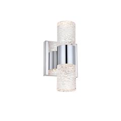 Vega 2 light Chrome LED Wall Sconce