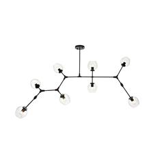 Cavoli 74 inch Chandelier in Black
