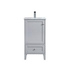18 inch Single Bathroom Vanity in Grey