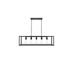Resolute 5 light black Pendant