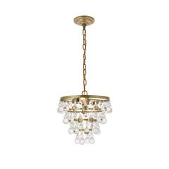 Kora 3 light Brass Pendant