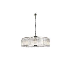 Chelsea 10 light polished nickel Chandelier Clear Royal Cut Crystal