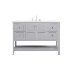 48 inch Single Bathroom Vanity in Gray