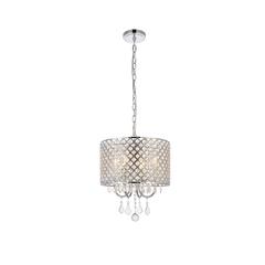 Elise 14 inch pendant in chrome