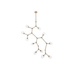Cavoli 11 lights brass chandelier