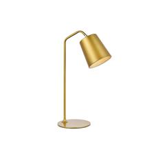 Leroy 1 light brass table lamp