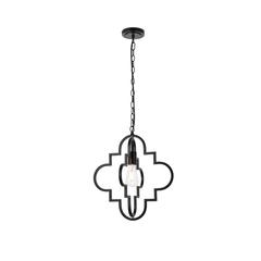 Sandara 1 light pendant in black