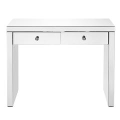 Console Table 39 in x 14 x30 in. in Clear