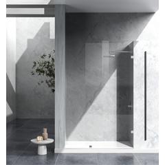 Fixed frameless shower door 35 x 78 Polished Chrome