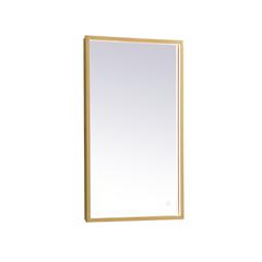 Pier 18x30 inch LED mirror with adjustable color temperature