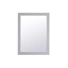 Aqua rectangle vanity mirror 24 inch in Grey