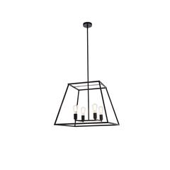Declan 24 inch pendant in black