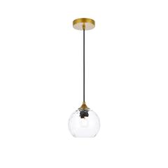 Cashel 6 inch brass pendant