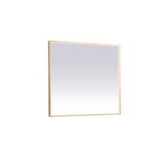 Pier 36x40 inch LED mirror with adjustable color temperature