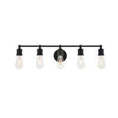 Serif 5 light black Wall Sconce