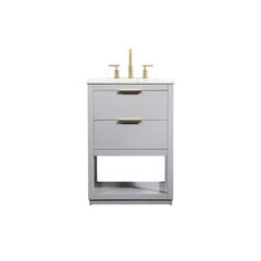 24 inch Single bathroom vanity in grey