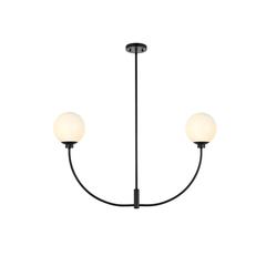 Nyomi 36 inch chandelier in Black