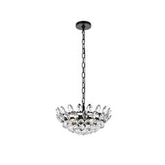 Emilia 16 inch pendant in black