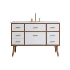 48 inch bathroom vanity in White
