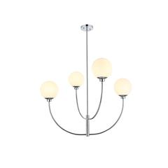 Nyomi 36 inch chandelier in Chrome