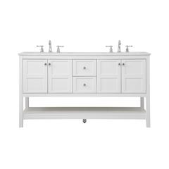 60 inch Single Bathroom Vanity in White