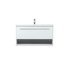 36 inch Single bathroom vanity in white