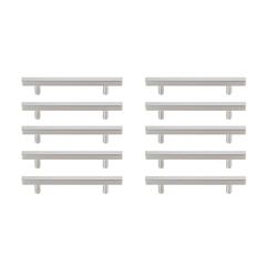 Dior 5" Center to Center Brushed Nickel Bar Pull Multipack (set of 10)