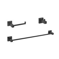 Isla 3-Piece Bathroom Hardware Set in Matte Black