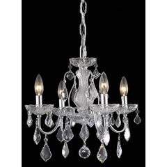 Calista Collection Pendant D17in H15in Lt:4 Chrome Finish