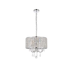Elise 17 inch pendant in chrome