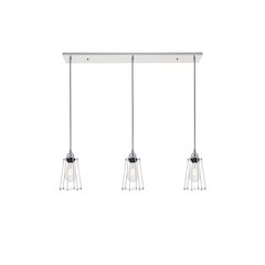 Auspice 3 Light Chrome Pendant