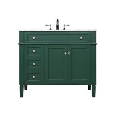 40 inch Single bathroom vanity in green