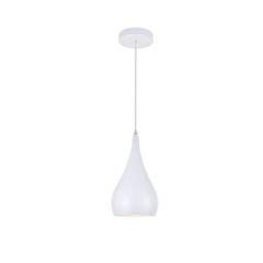 Nora 1 Light White Pendant