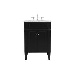 24 inch Single bathroom vanity in Black