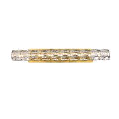Valetta 30 inch LED linear wall sconce in gold