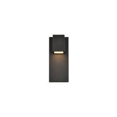 Raine Integrated LED wall sconce in black