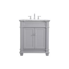 30 inch Single Bathroom Vanity set in Grey