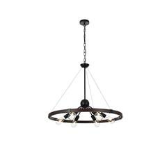 Thora 32 inch Pendant Light in Weathered Black