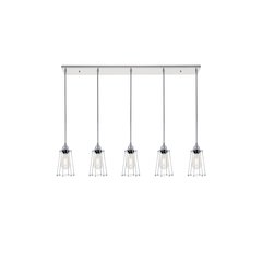 Auspice 5 Light Chrome Pendant