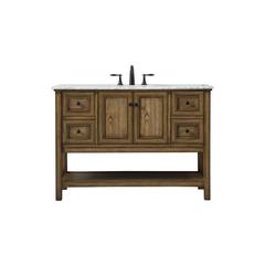 48 inch Single bathroom vanity in driftwood