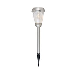 Outdoor Silver Led 3000K Pathway Light In Pack Of 6