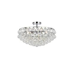 Savannah 20 inch flush mount in chrome