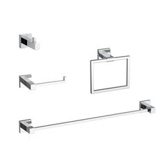 Isla 4-Piece Bathroom Hardware Set in Chrome