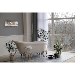 Maxime 18 Inch Black Wall Sconce