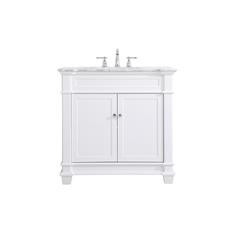 36 inch Single Bathroom Vanity set in White