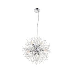 Flores 8 light Chrome Pendant