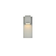 Raine Integrated LED wall sconce in silver