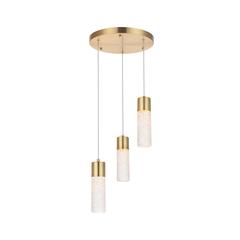 Constellation 3 light Gold LED Pendant