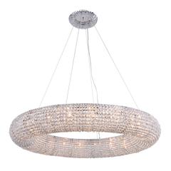 Paris 20 light Chrome Chandelier Clear Royal Cut Crystal